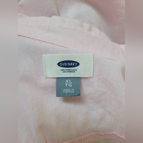 Old Navy pink cotton oxford in XL - Picture 9 of 9